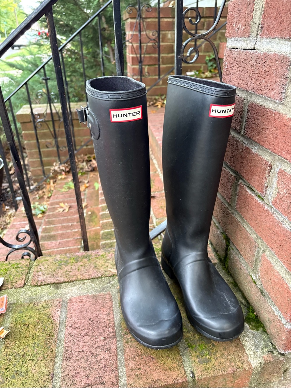 Hunter Black High Rain Boots